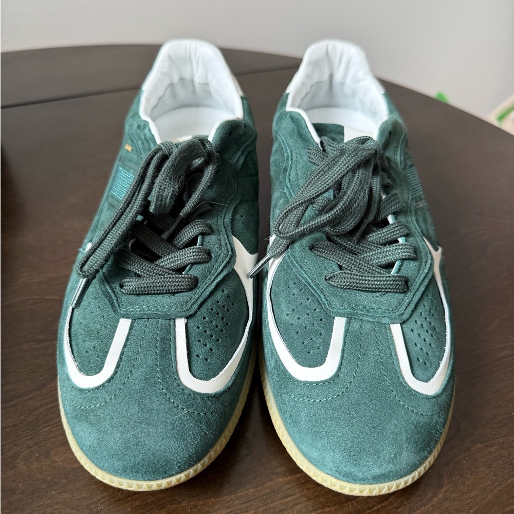 ALOHAS Green and White Sneakers